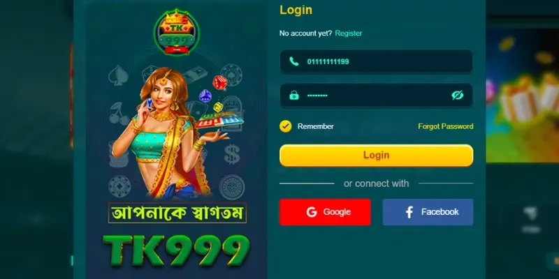 How to log in to TK999