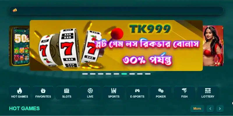 TK999 Slot Game Recovery Bonus