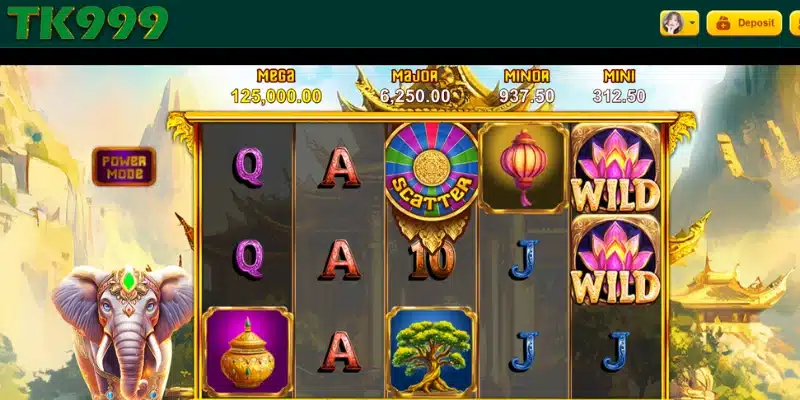 Heavenly Elephant Fortune Slot Game in TK999