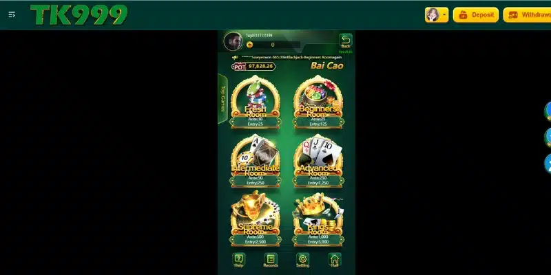 Kings Poker Card Game in TK999