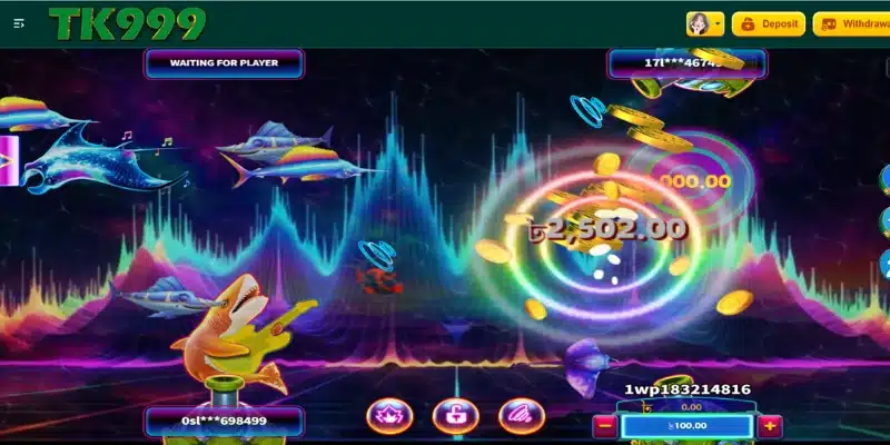 Crazy Party Fish Shooting Game in TK999
