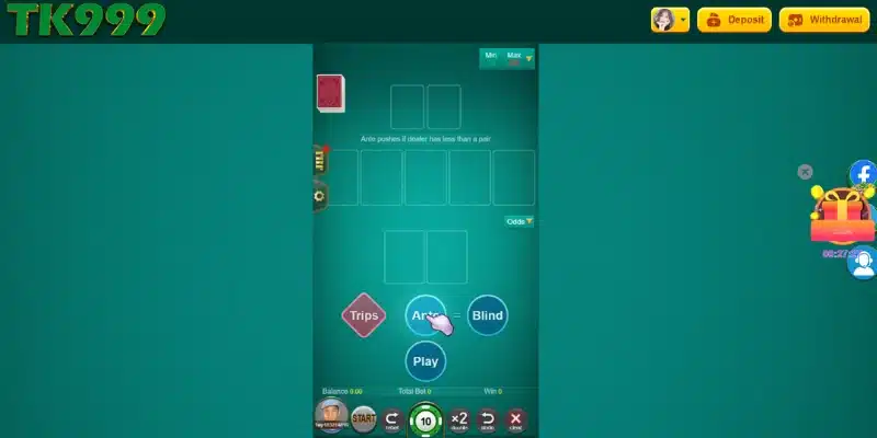 Texas Hold’em Poker in TK999