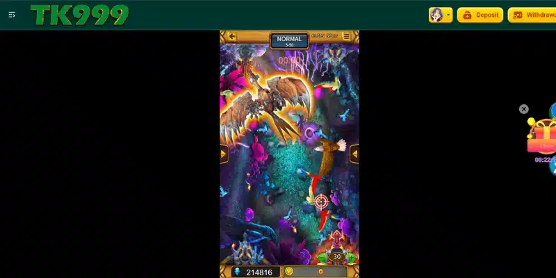 Birds Paradise Fish Shooting Game in TK999