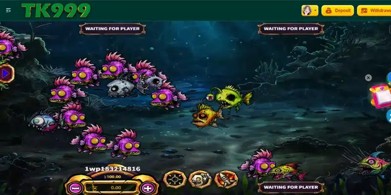 Undersea Killer Fish Shooting Game in TK999