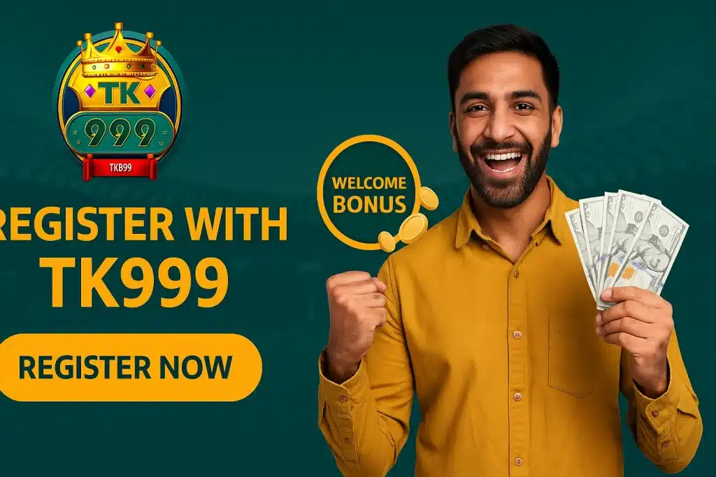 TK999 Register banner with welcome bonus for Bangladeshi players